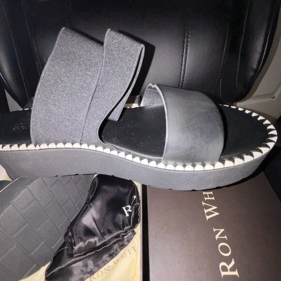 Ron White Catey Nappa Adjustable Sandals - Picture 1 of 6